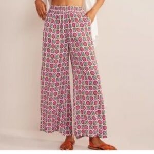 BODEN Crinkle Wide Leg Pants XL EUC